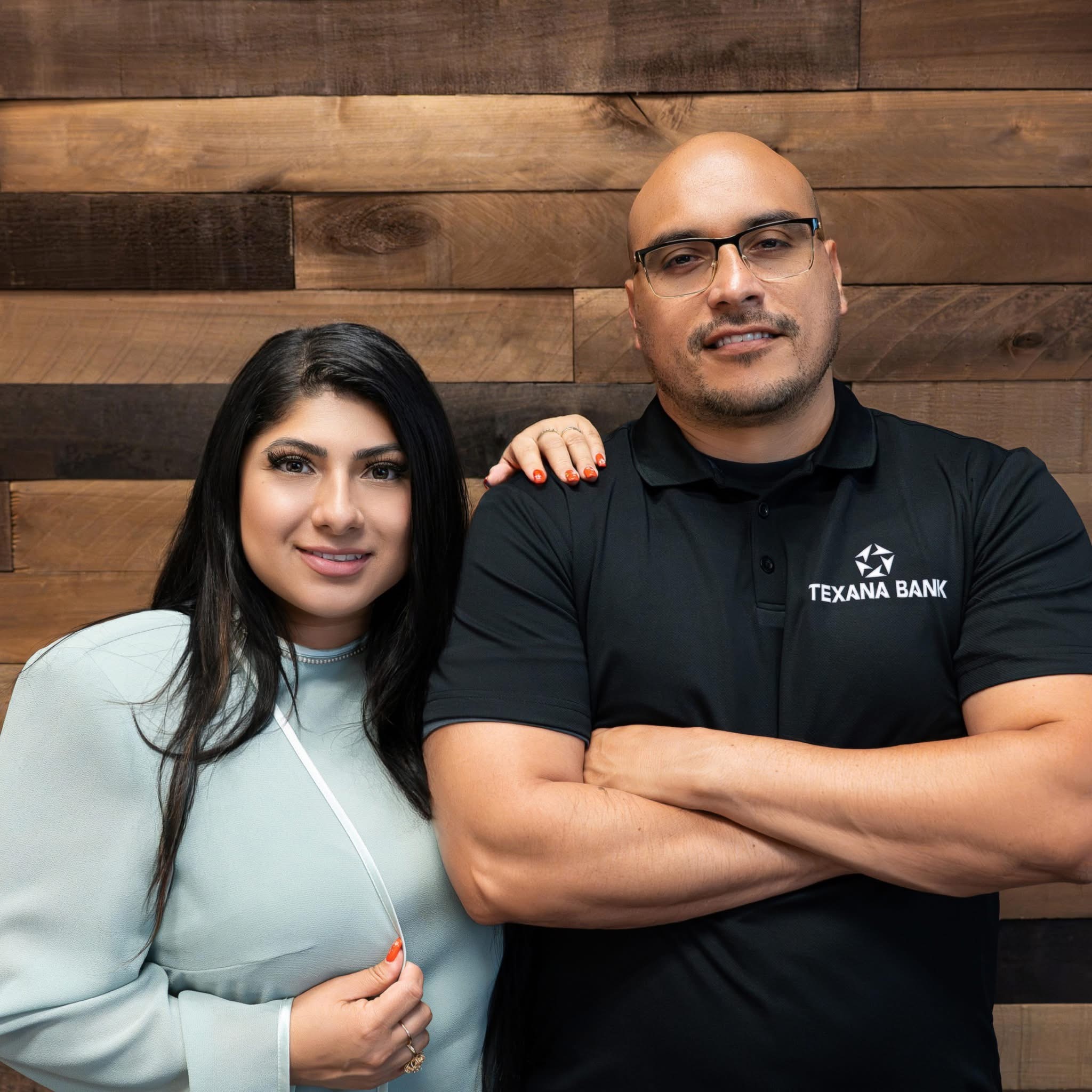 Alfonso Vicencio and Vilma Pineda, Texana Bank REMLO team